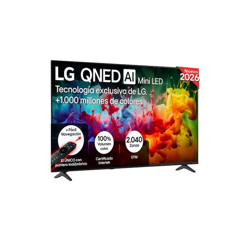 تلویزیون 65 اینچ الجی AI MiniLED QNED72 سری 2026