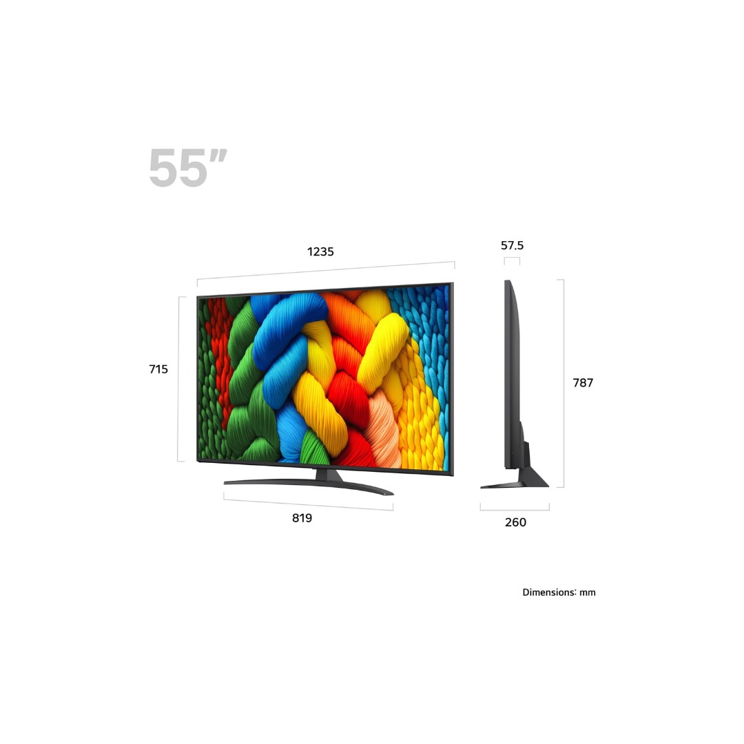 تلویزیون الجی 55 اینچ سفارش لهستان LG 55NANO81A